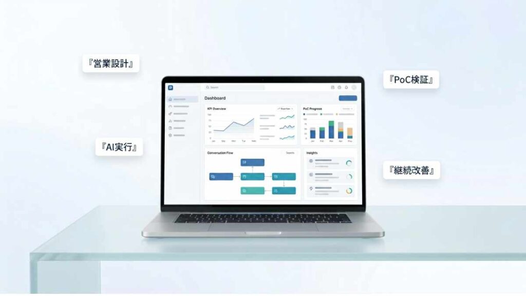 営業設計・AI実行・継続改善を一体化する「SalesDNA AI」